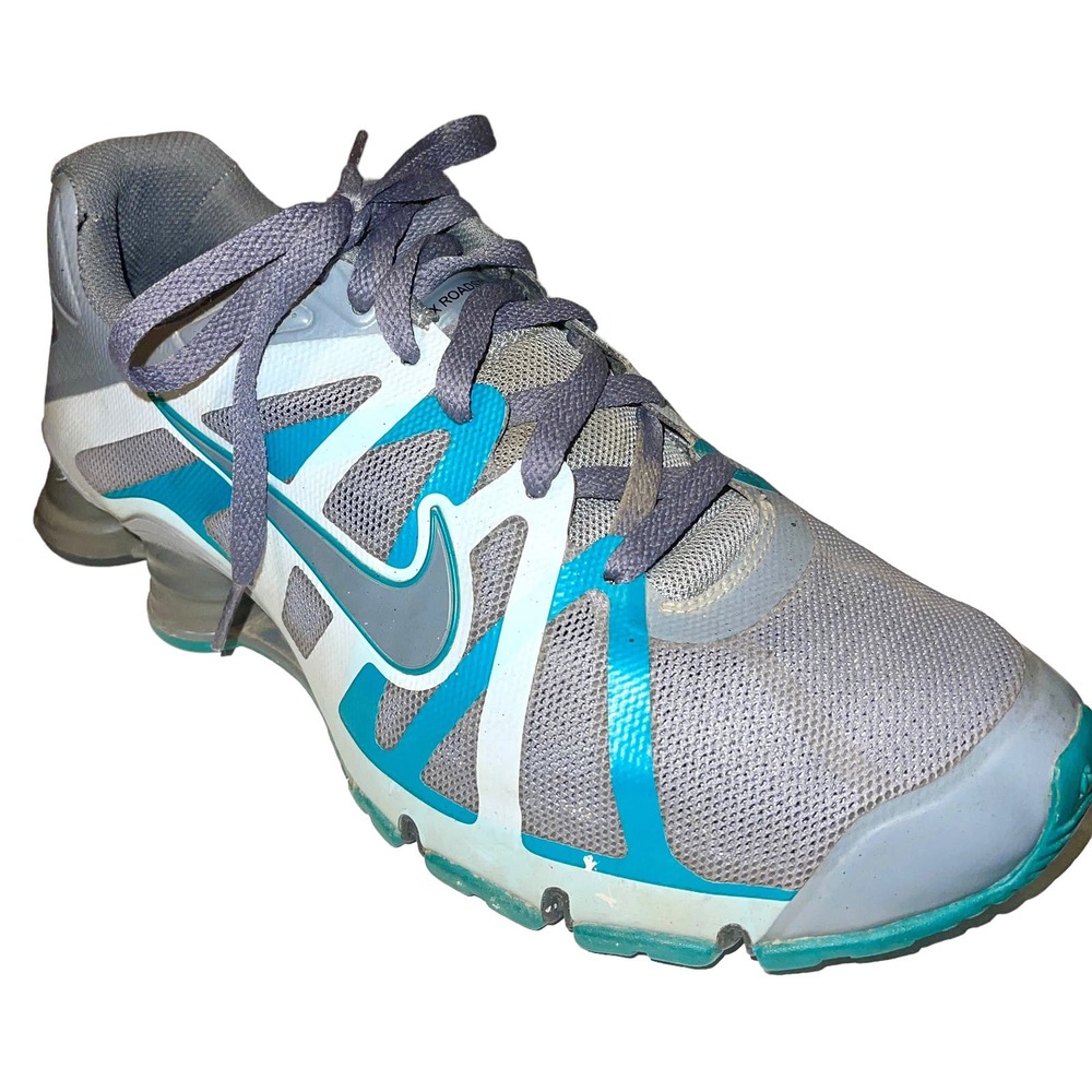 Nike Shox Roadster+  Gray/Green Sneakers 487604-004 Mens Size 10